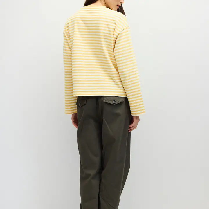 Striped Long Sleeve - Yellow + Ivory