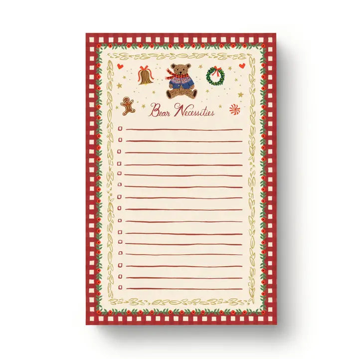 Rifle Paper Co. - Notepad - Beary Christmas
