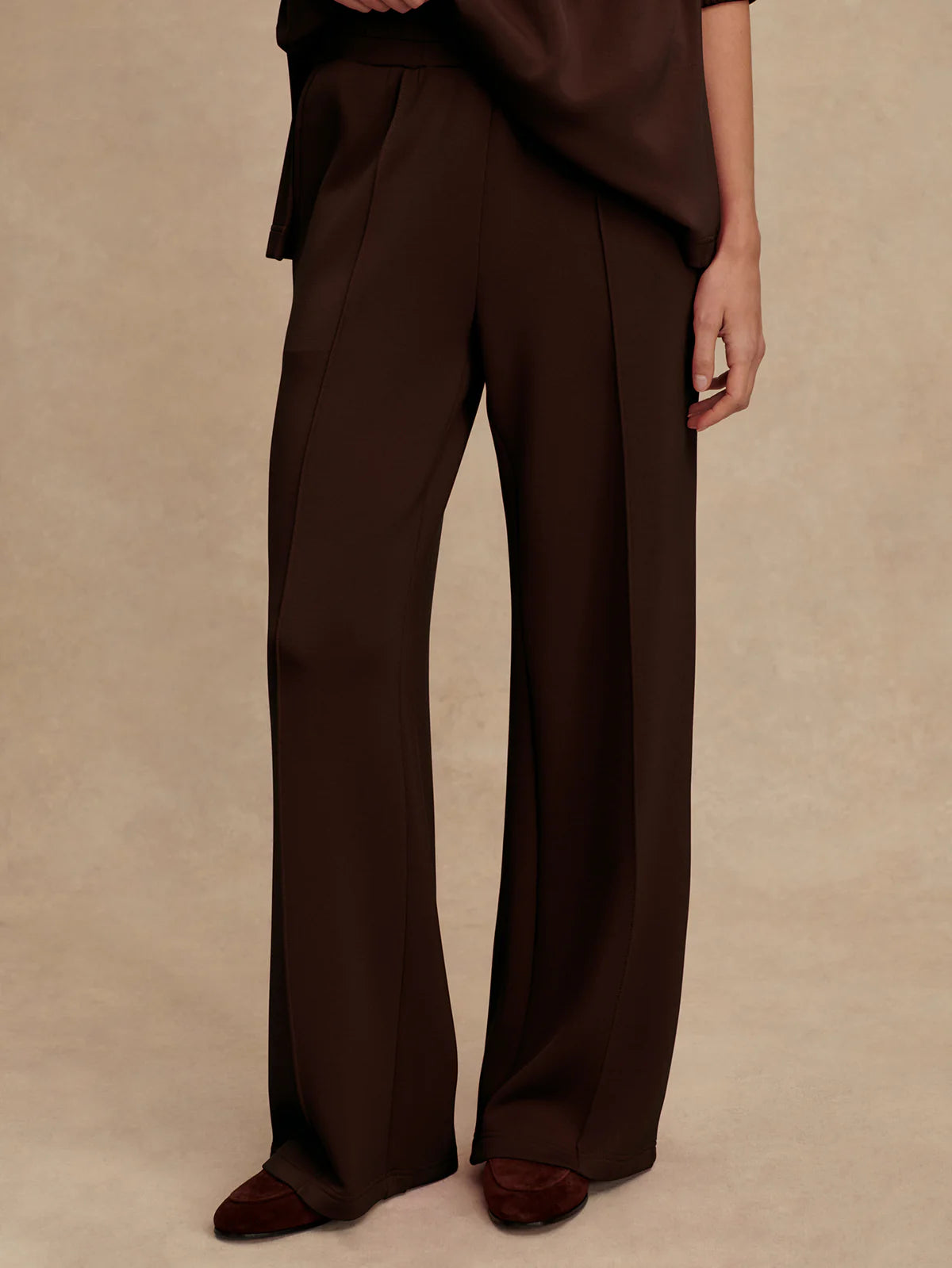 Varley - The Wide Leg Pant 28" - Coffee Bean