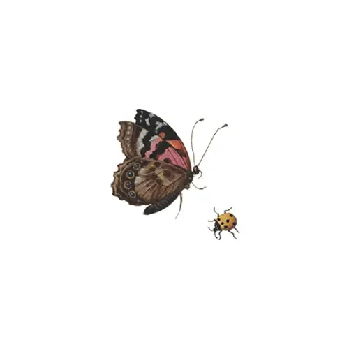 Tattly - Beetle + Butterfly NGA Tattoo Pair