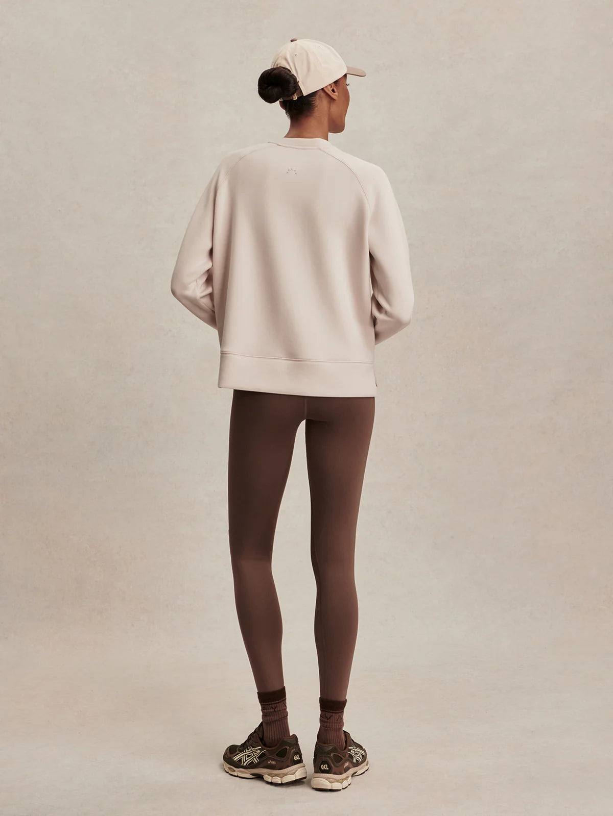 Varley - Zosia Crew Neck Active Sweater - Silver Grey