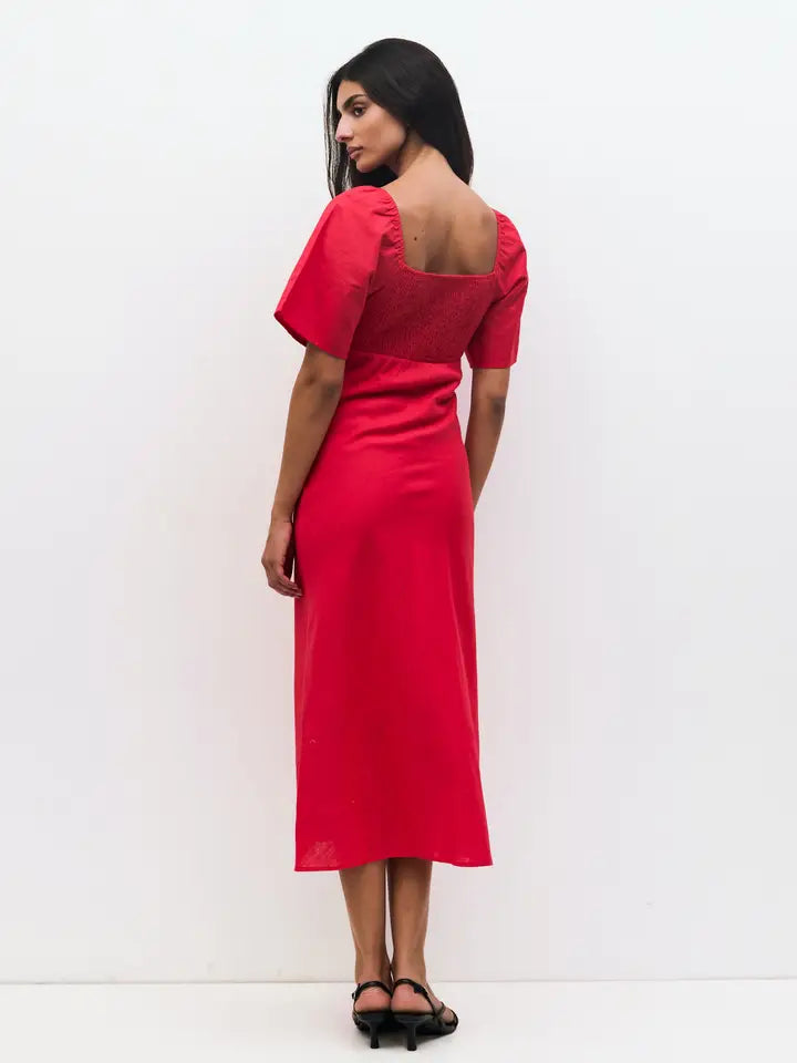 The Janet Dress - Red