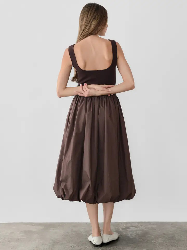 The Bella Dress - Brown