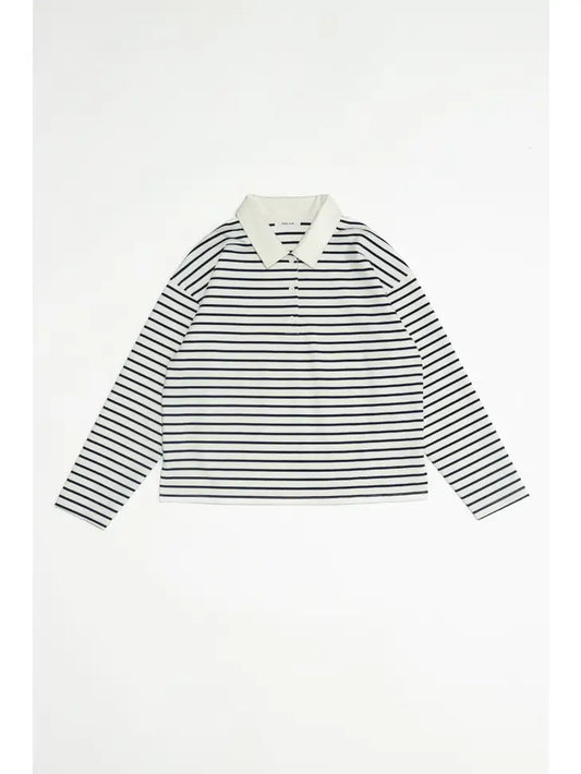 The Gale Top - White + Navy