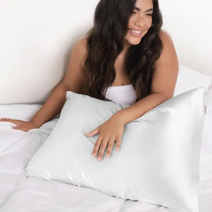 Silk Pillow Case - King Size - Ivory