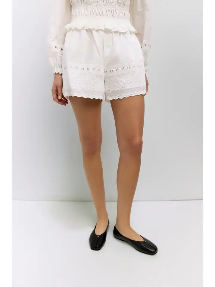 The Lucy Shorts - White