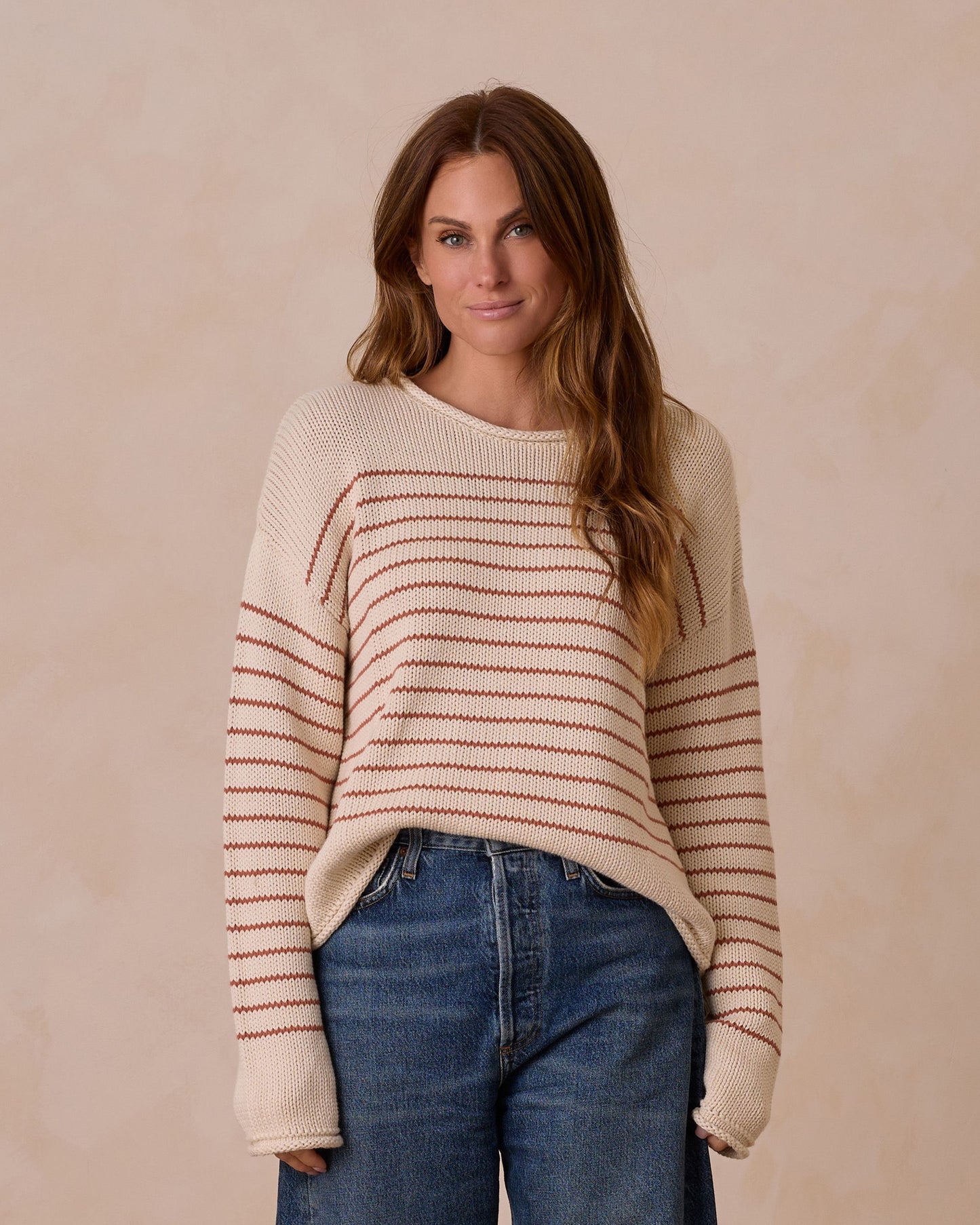 Rylee + Cru - Women's Jacques Sweater - Poppy Stripe