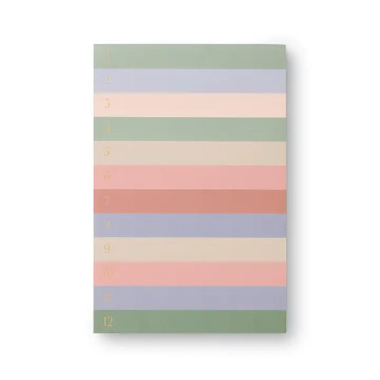 Rifle Paper Co. - Memo Notepad - Muted Numbered Color Block