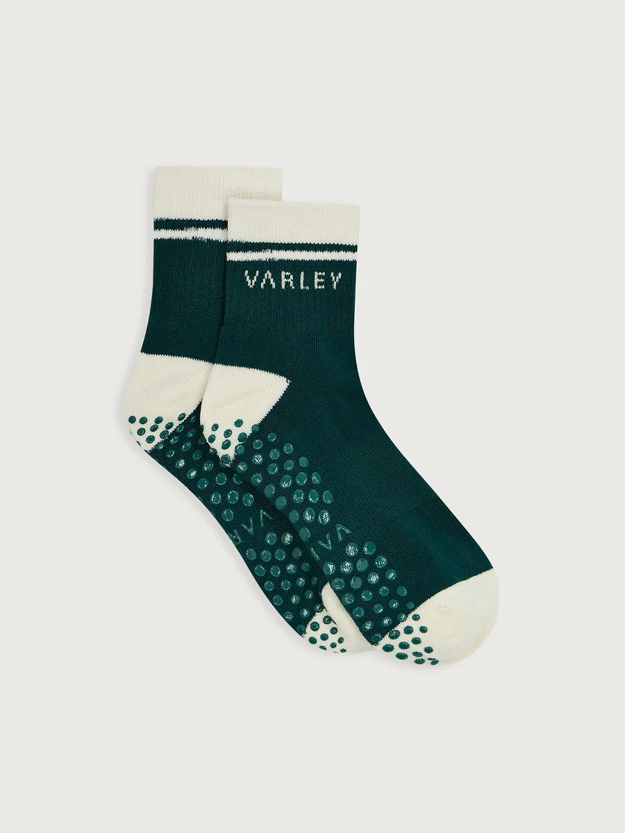 Varley - Grayson Half Crew Grip Sock - Ponderosa Pine