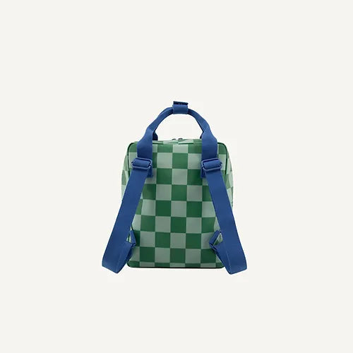 Studio Ditte - Small Backpack - Blocks Green + Blue
