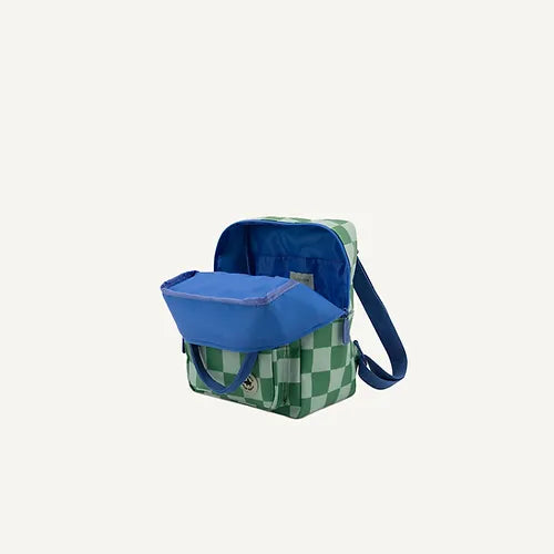 Studio Ditte - Small Backpack - Blocks Green + Blue