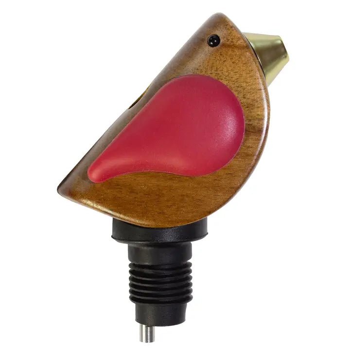 "Singing" Wine Bottle Pourer - Red