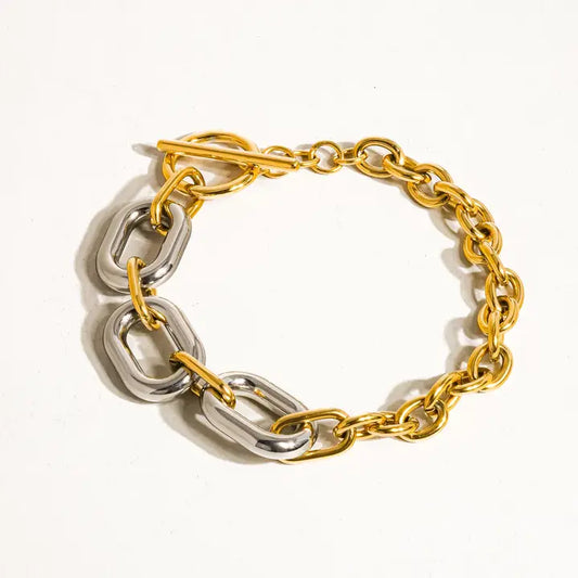 Lanni 18K Gold Non-Tarnish Multi Chain Bracelet