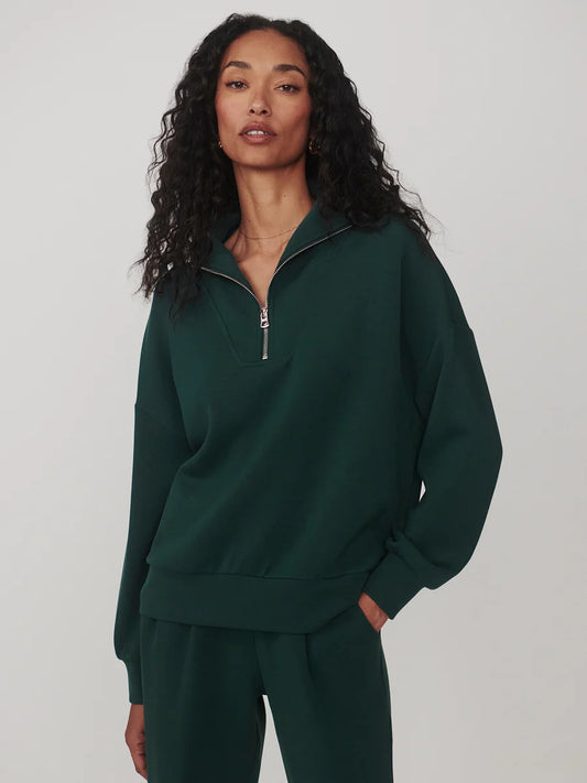 Varley - Hawley Half Zip Sweat - Ponderosa Pine