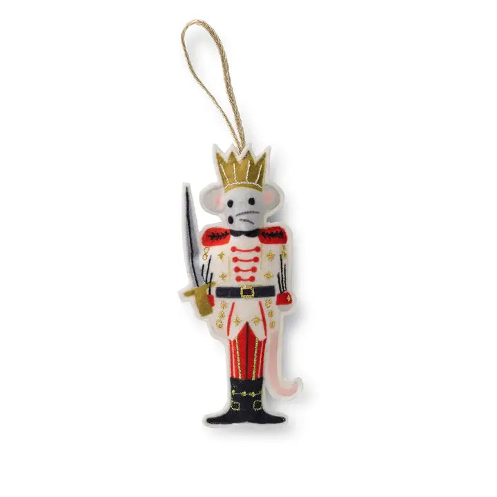 Rifle Paper Co. - Felt Ornaments - Nutcracker - Set of 3