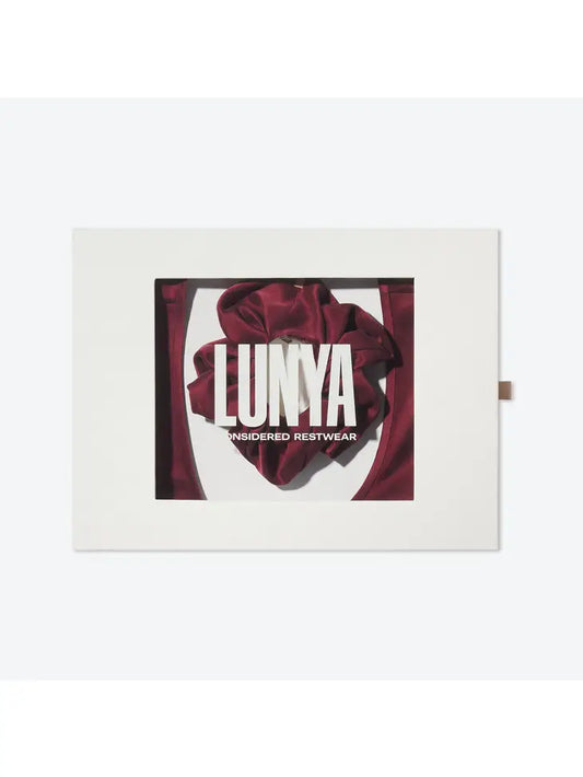 Lunya - Washable Silk Sleep Mask - Calliope Wine – SANNA baby and child