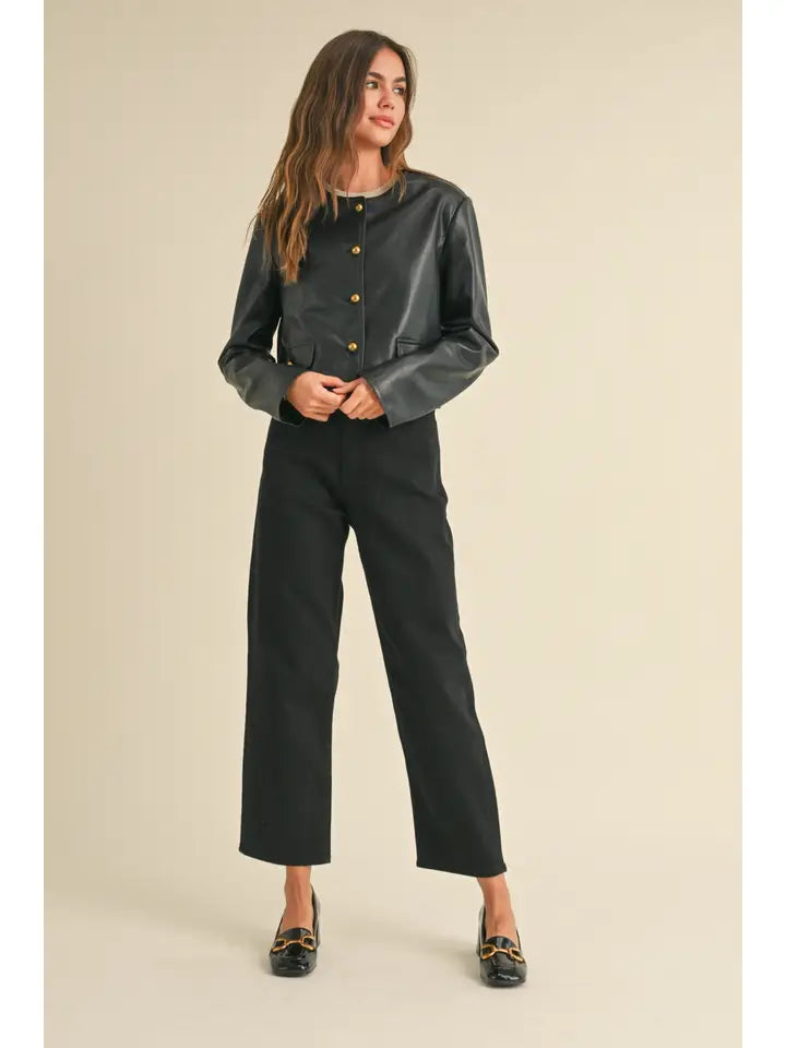 Leather Jacket - Black