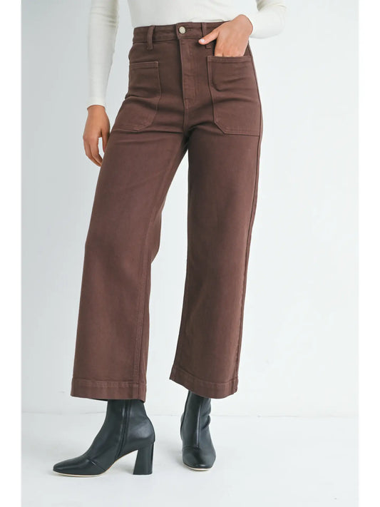 Eve Utility Pant - Coffee Bean