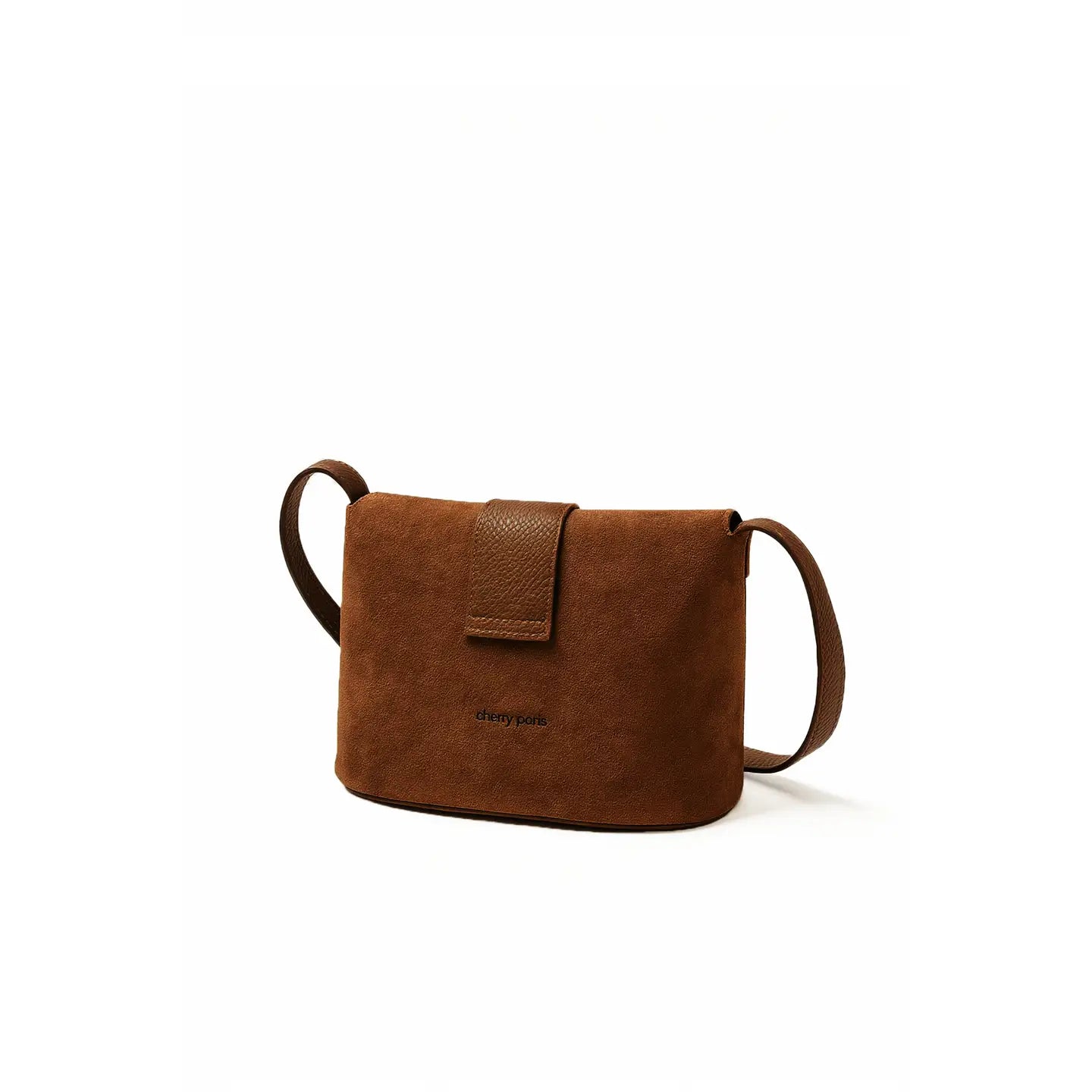 Prisca Suede Bag - Cognac
