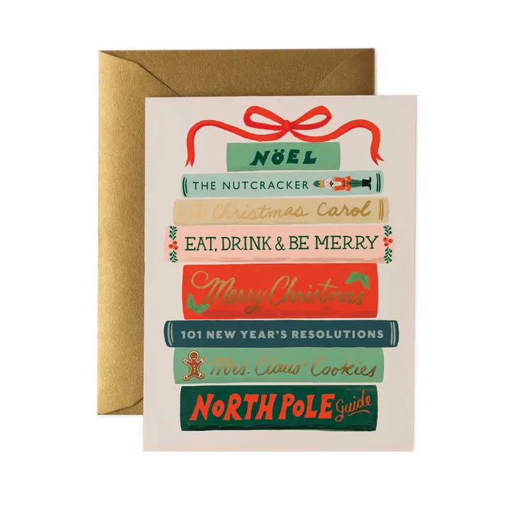 Rifle Paper Co. - Greeting Card - Holiday Books