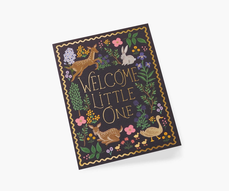 Rifle Paper Co. - Baby Card - Woodland Welcome