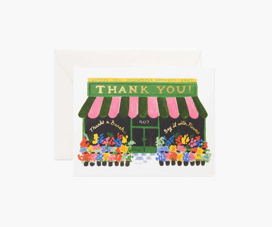 Rifle Paper Co. - Thank You Card - Flower Shop
