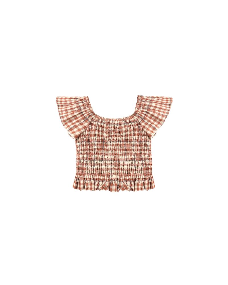 Rylee + Cru - Zayla Top - Poppy Gingham