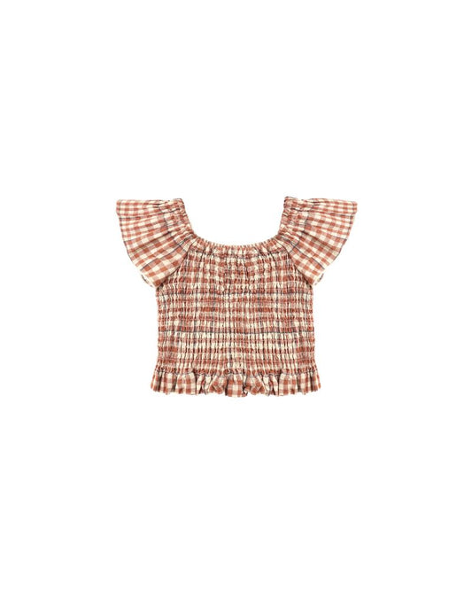 Rylee + Cru - Zayla Top - Poppy Gingham