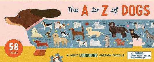 The A to Z of Dogs - 58 Piece Puzzle
