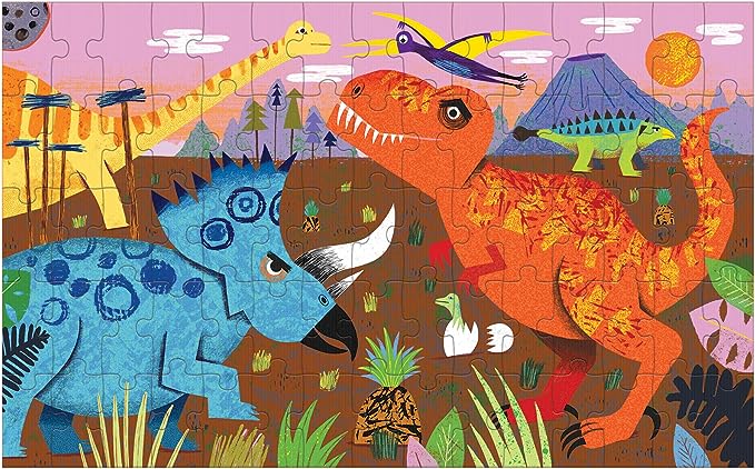 Dinosaur Roar! - 75 Piece Lenticular Puzzle - Mudpuppy