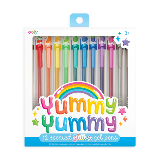 OOLY - Yummy Yummy Scented Glitter Gel Pens - Set of 12