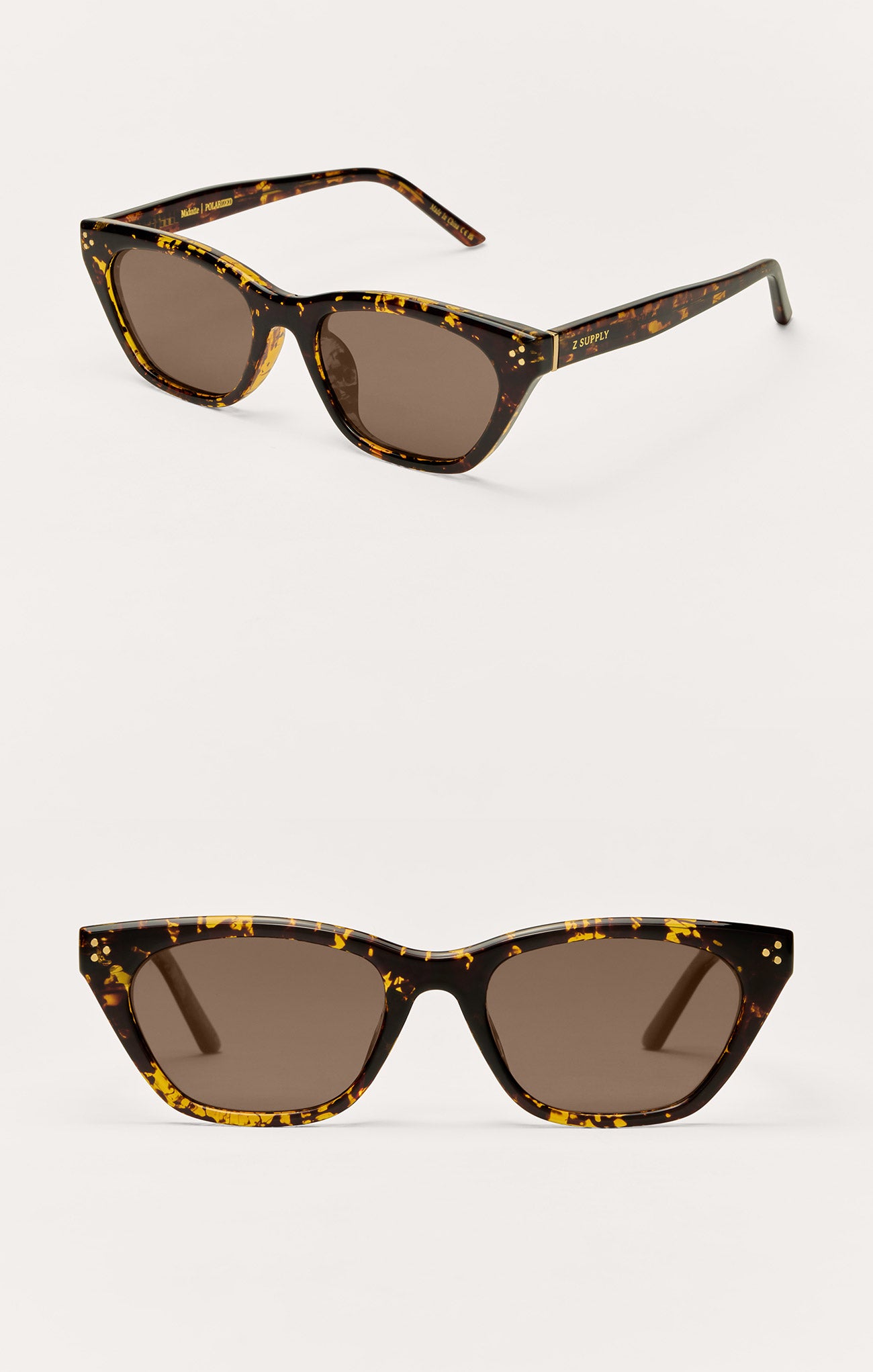 ZSUPPLY - Midnite Polarized Sunglasses - Brown Tortoise