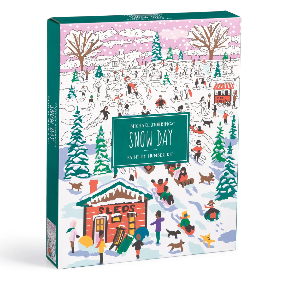 Paint By Number Kit - Snow Day