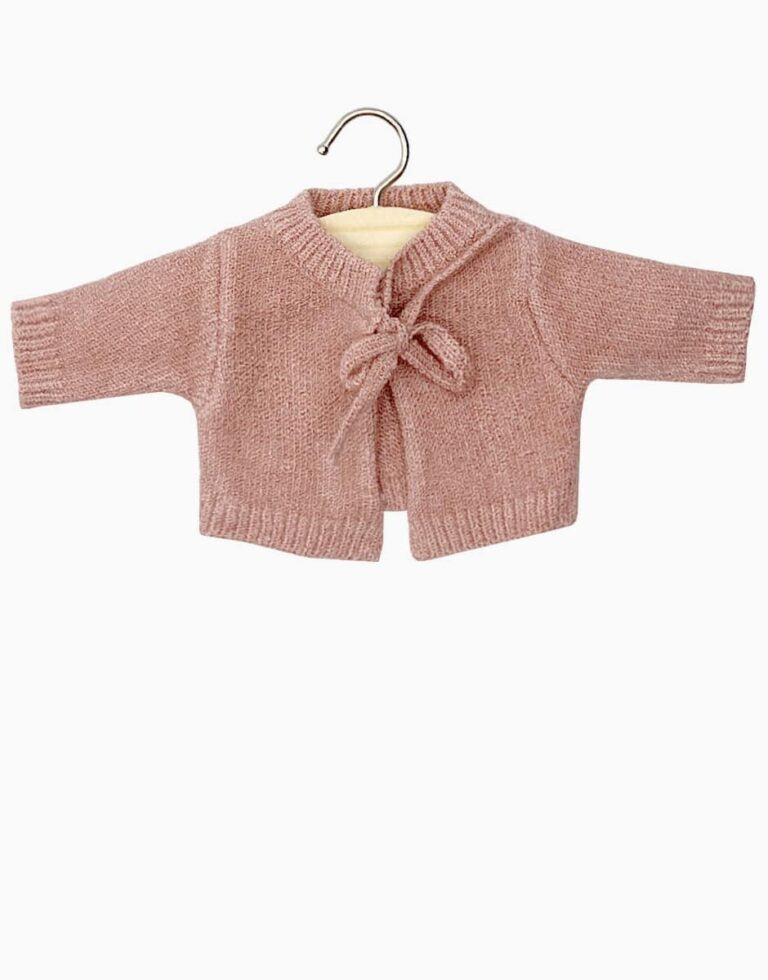 Minikane - Alix Knit Cardigan - Tea Pink