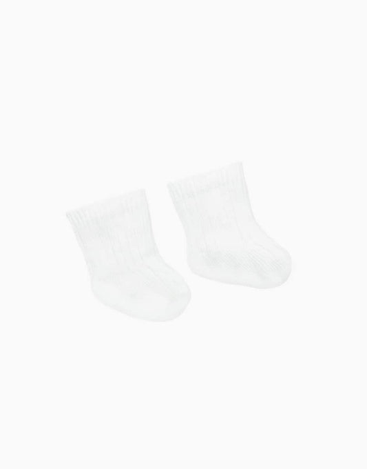Minikane - Pair of White Cotton Socks