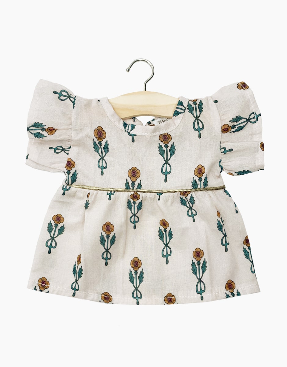 Minikane - Daisy Cotton Dress - Nordic Flowers