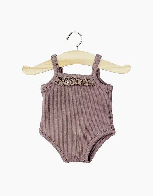 Minikane - Sleeveless Bodysuit - Dark Orchid