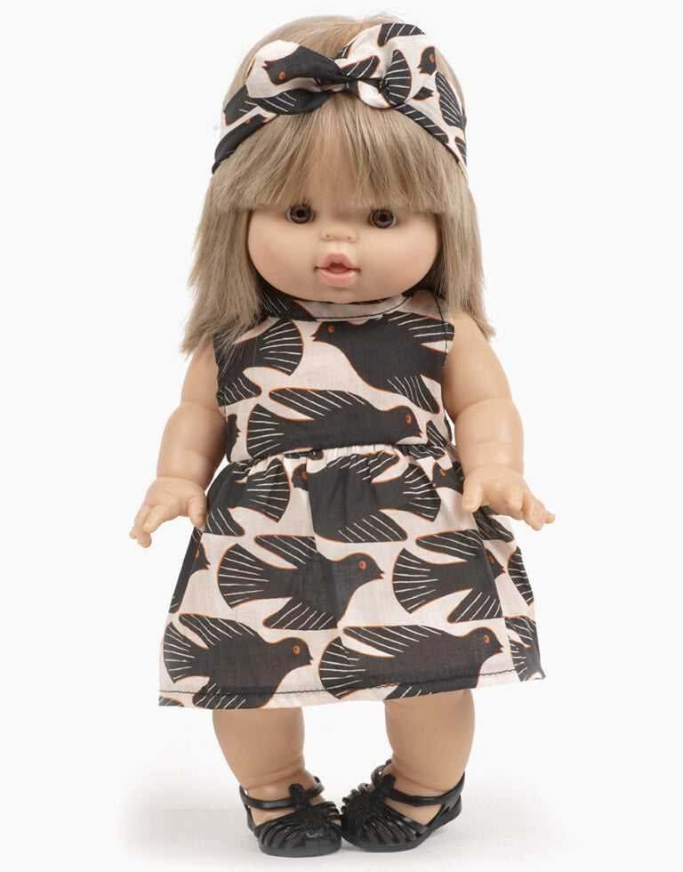 Minikane - Faustine Sleeveless Cotton Dress - Birds