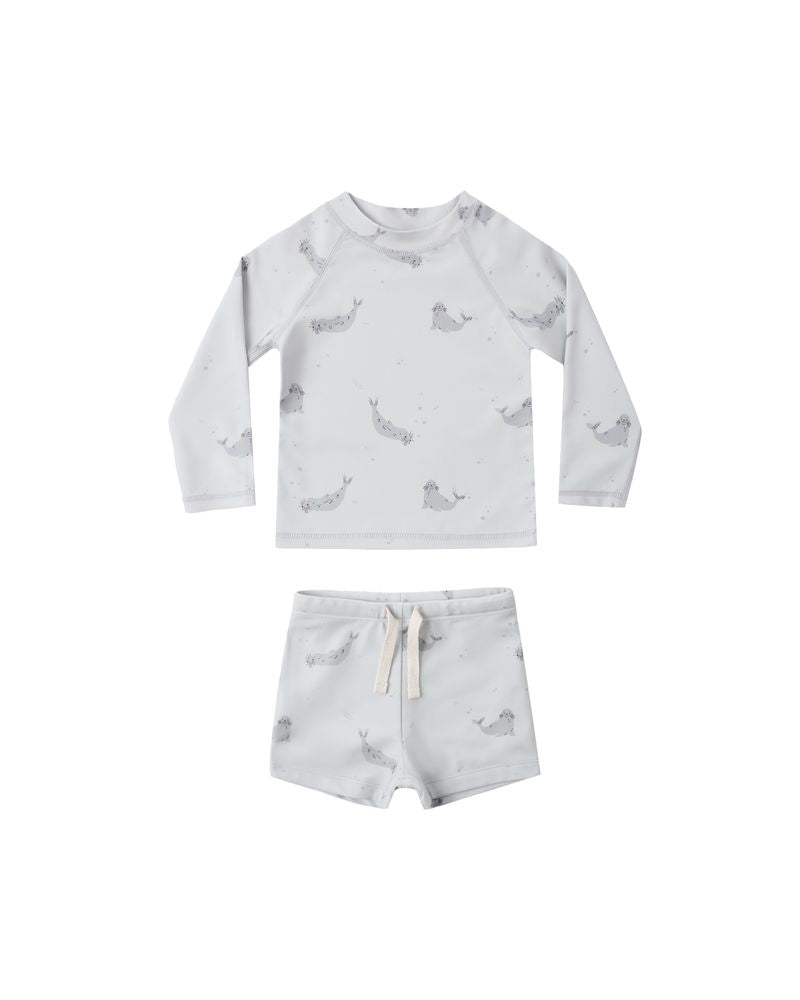 Rylee + Cru - Boys Rashguard Set - Seals