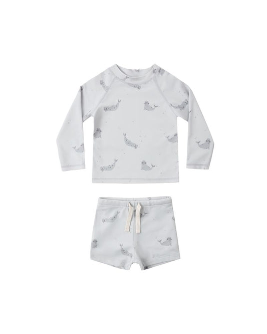 Rylee + Cru - Boys Rashguard Set - Seals