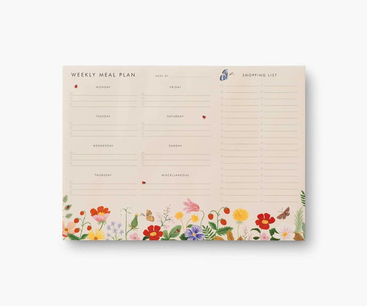 Rifle Paper Co. - Weekly Meal Planner - Strawberry Fields