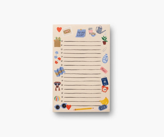 Rifle Paper Co. - Notepad - To Do Checklist