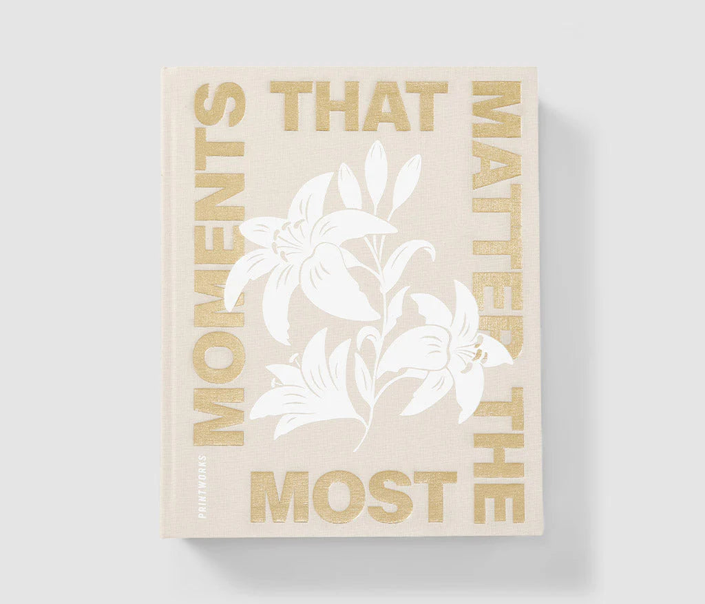 Moments That Matters The Most Photo Album - Beige