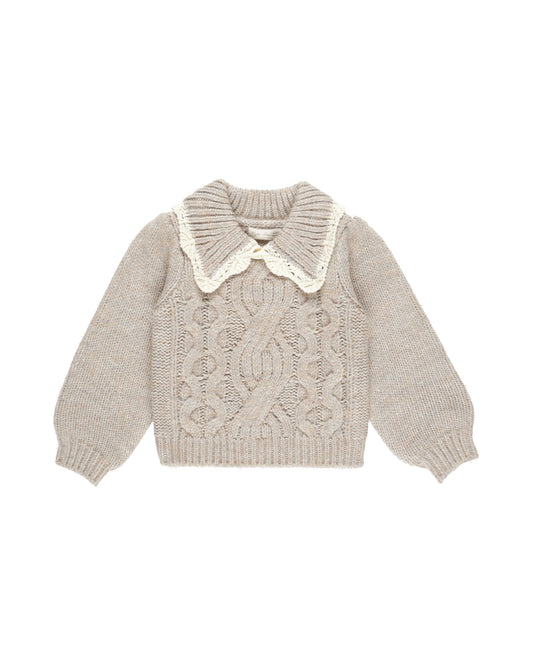 Rylee + Cru - Alice Sweater - Heathered Sand