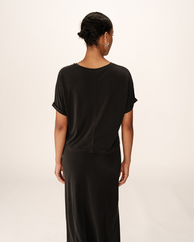 Oversized Modal T-Shirt - Anthracite