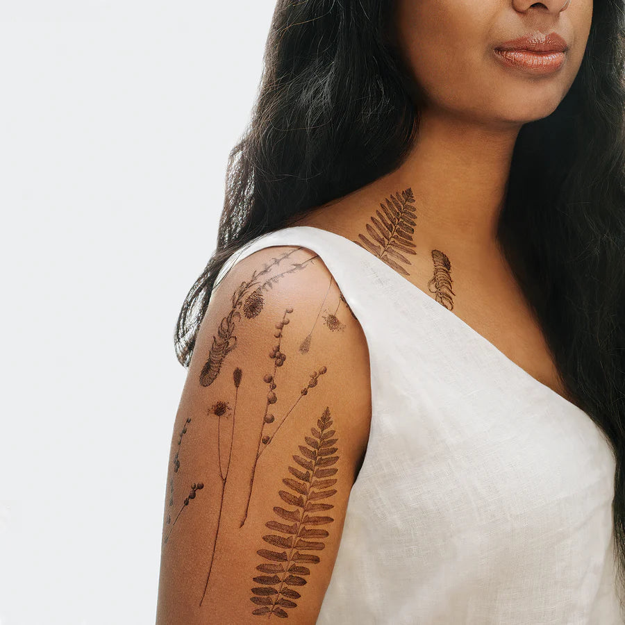 Tattly - Botanist Tattoo Set