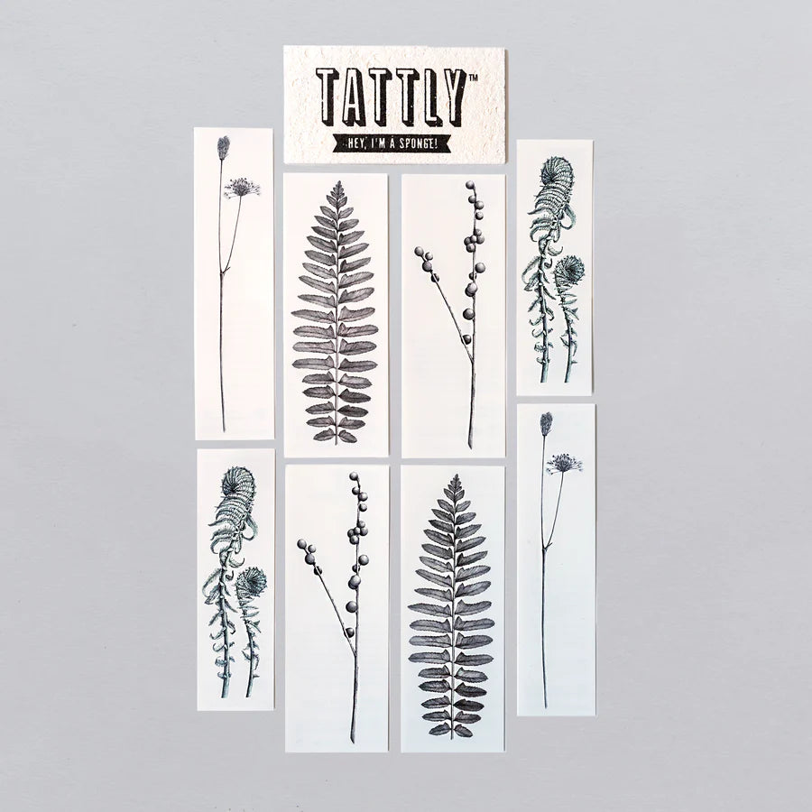 Tattly - Botanist Tattoo Set