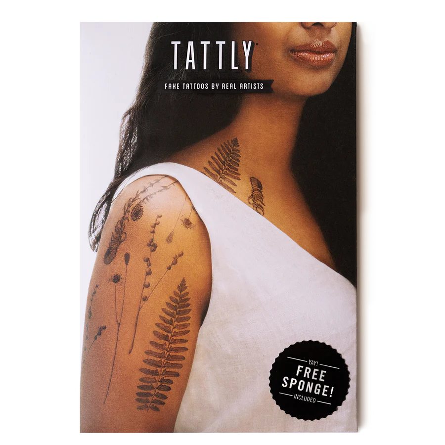 Tattly - Botanist Tattoo Set