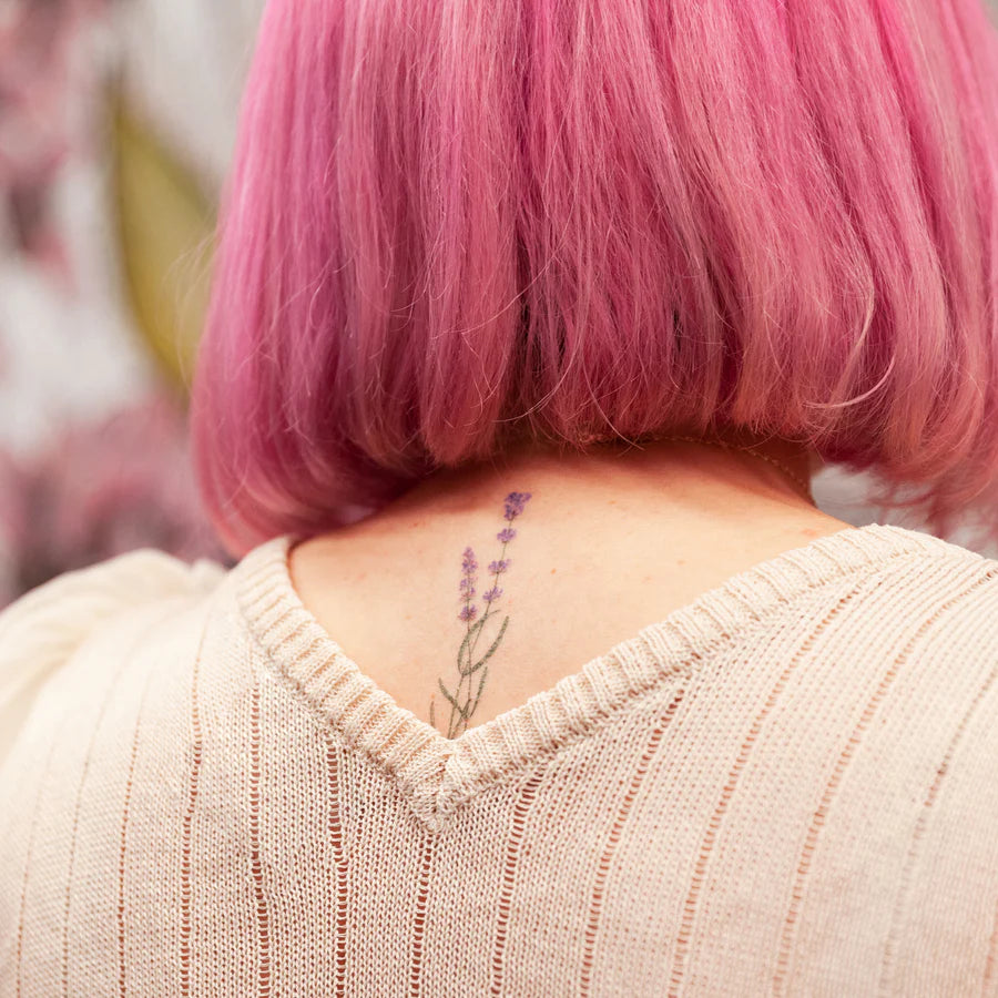 Tattly - Lavender Tattoo Pair