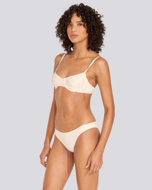 The Eva Cloud Terry Bikini Top - Brule